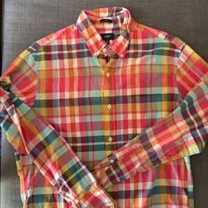 JCrew Madras Shirt